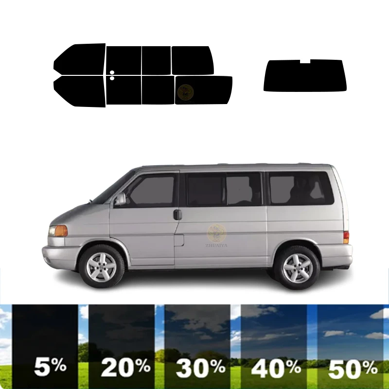 

Предварительно вырезанная съемная тонировочная пленка для окон для автомобиля, 100% УФР, 5%-35%VLT, теплоизоляция, карбон ﻿ Для VOLKSWAGEN EUROVAN MINI VAN 1992-2005 гг.