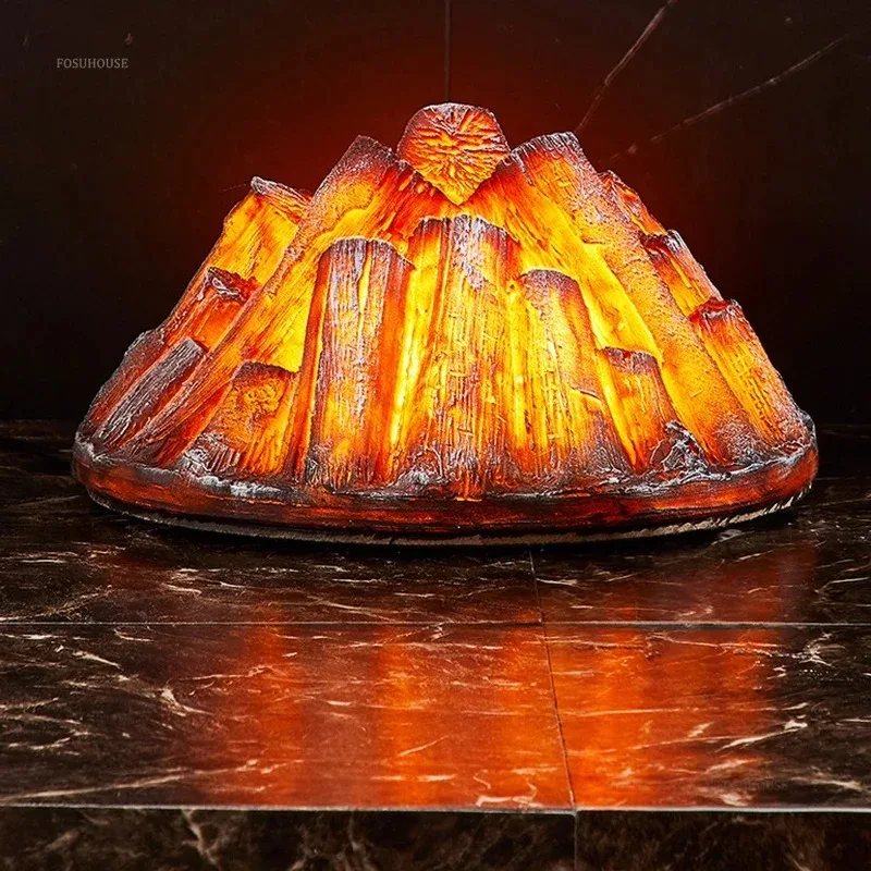 Modern Living Room Fireplace Fireplaces Simulation Charcoal Flame Shape Home Background Wall Decoration Furnace Core
