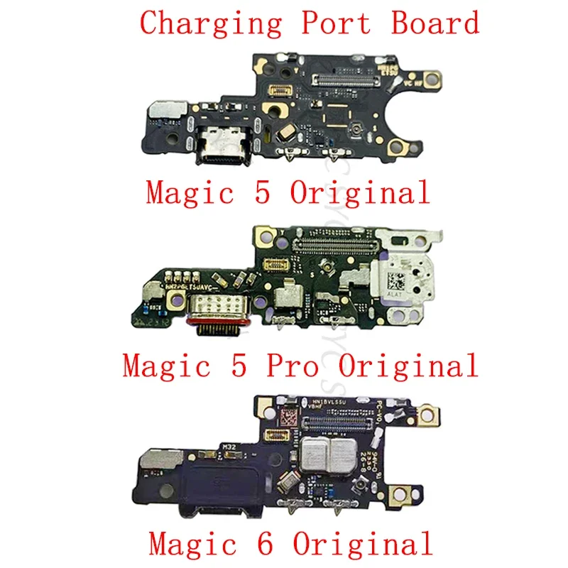 USB Charging Port Flex Cable For Honor Magic 5 Pro Magic 6 Charging Connector Board Repair Parts