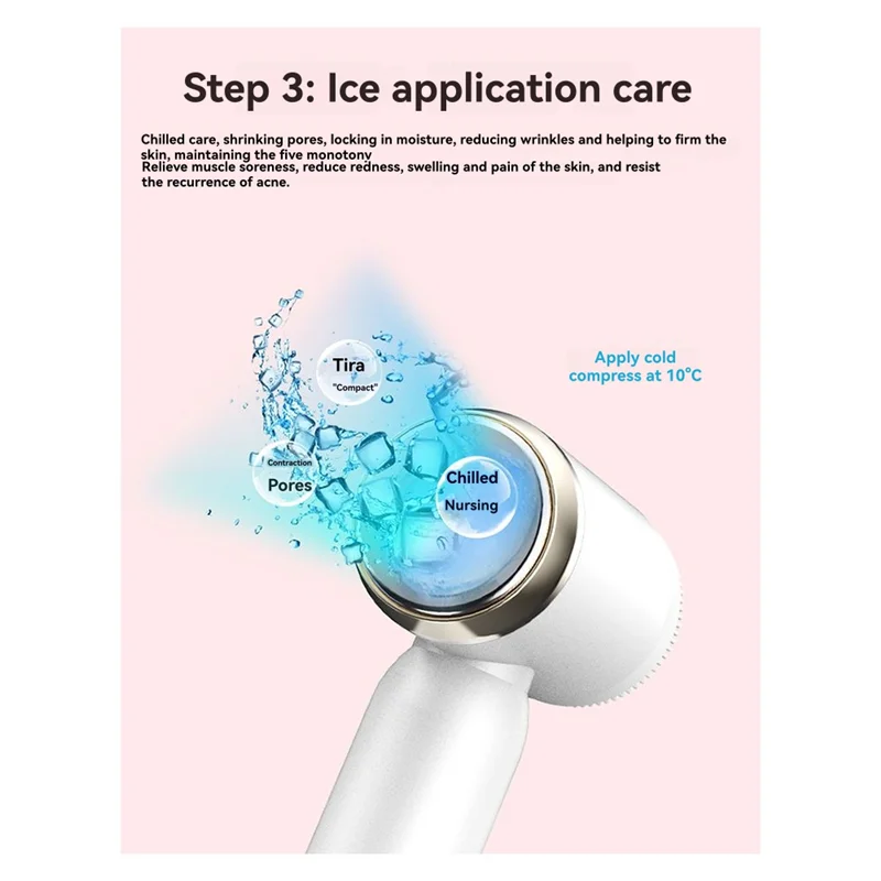 【متين 】فرشاة تنظيف الوجه الكهربائية بالموجات فوق الصوتية 6 في 1، منظف المسام، إزالة الرؤوس السوداء