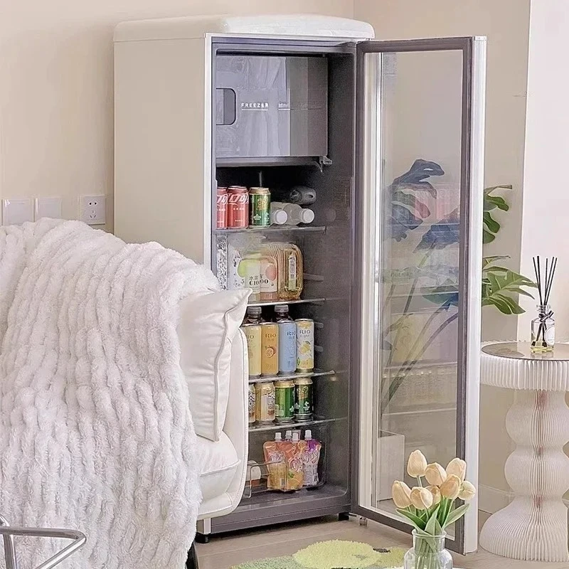 

YH A01 Ice bar household living room beverage wine cabinet, retro high-end office refrigerator transparent