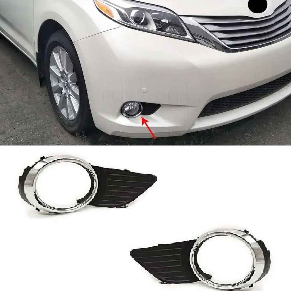 

Foglight frame Fog lights frame for Toyota sienna XLE LE 2011 2012 2013 2014 2015 2016 2017