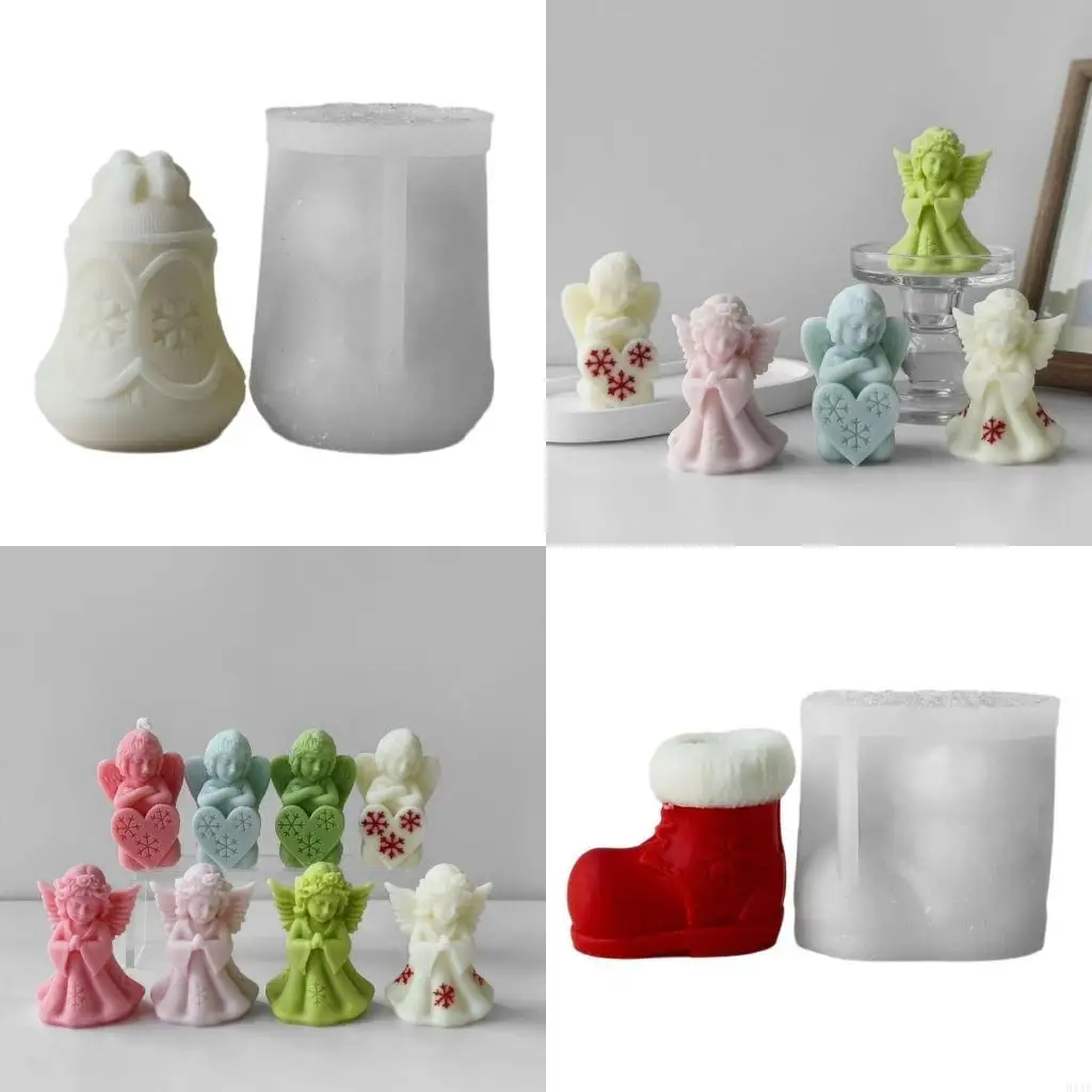 91AF Creative Silicone Mould Moulds Christmas Series Hand-Making Supplies