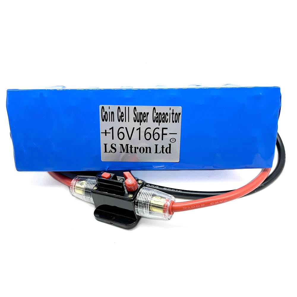 LS Mtron Ltd 16V166F Supercapacitor Automobile Rectifier Module 2.7V500F Super Capacitor Auxiliary Lighter Ultracapacitor