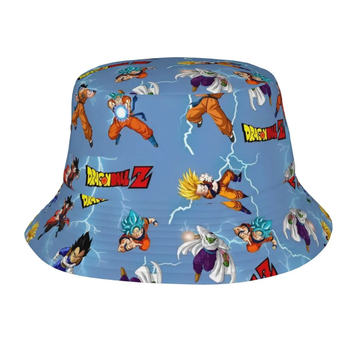 Girl Bucket Hats Dragon Ball Z Pattern Vocation Getaway Headwear Packable Outdoor Fishing Hat Session Hat Gifts Idea