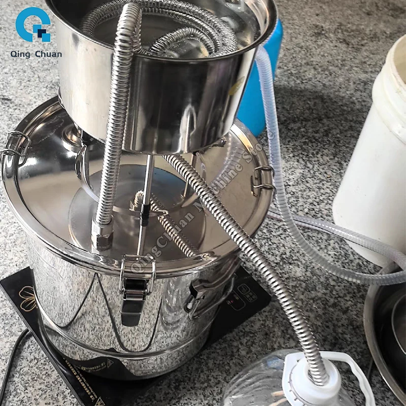 Équipement de brassage domestique, petits appareils ménagers, en acier inoxydable, extrait de brandy de liqueur, vin, fruits, vin, distillateur de brassage d'alcool