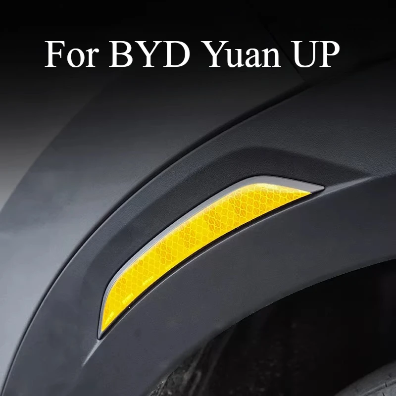 

Для BYD Yuan UP: Светоотражающие наклейки на колесные арки, внешний декор, персонализированные предупреждающие наклейки на кузов, специальные аксессуары
