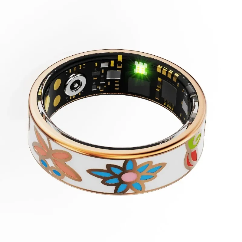 Blood oxygen sleep health test step counting smart ring