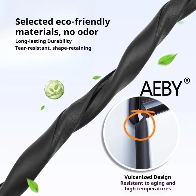 Picture 5: AEBY For BYD Sealion 7 2024 C Pillar Sound Insulation Strip, Car Noise Reduction Dust Proof Seal, Soundproofing Padding Trim