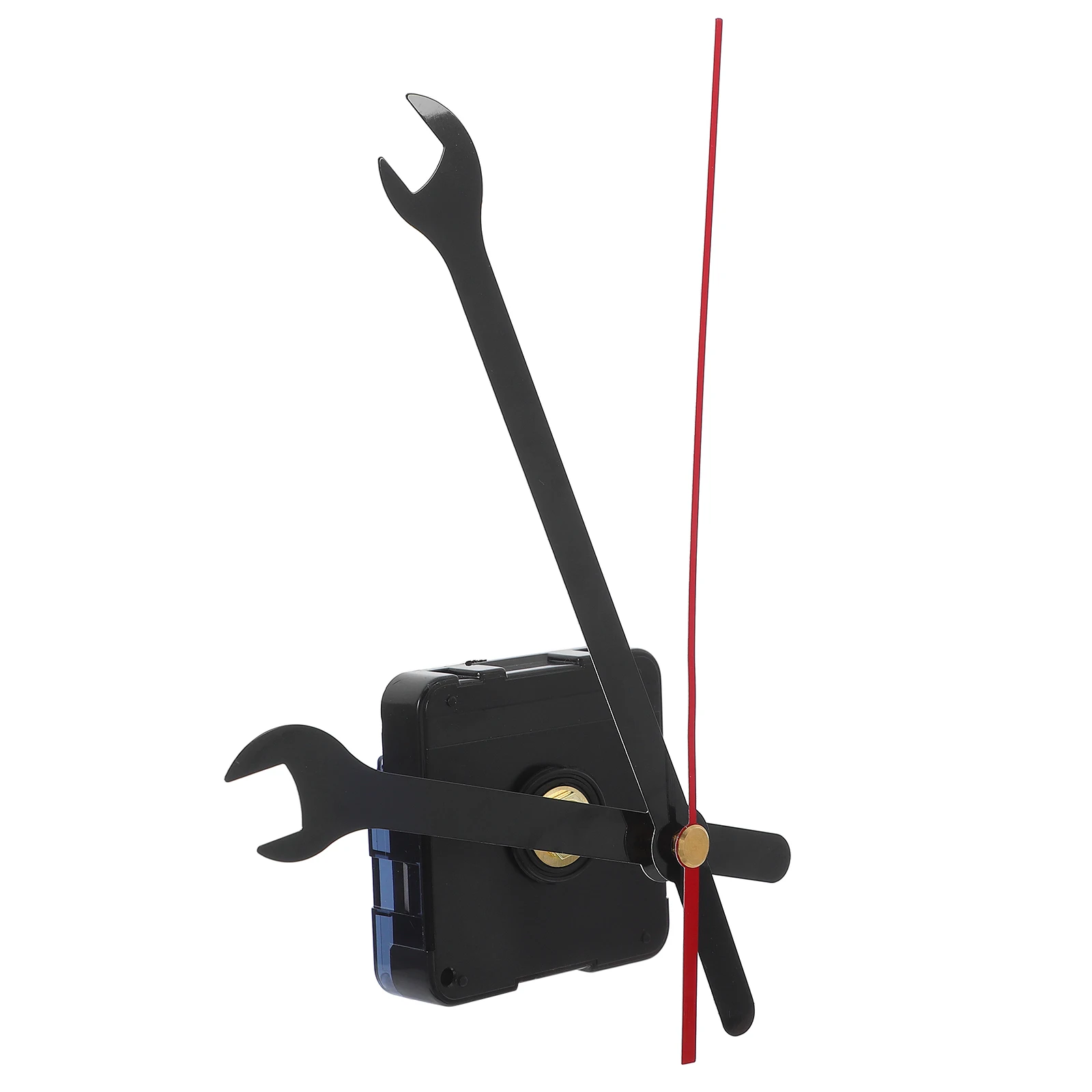 

1 Set Silent Non-Ticking Quartz Movement Kit Long Shaft Operated Wall Replacement Parts With Wrench Hands For Diy Home