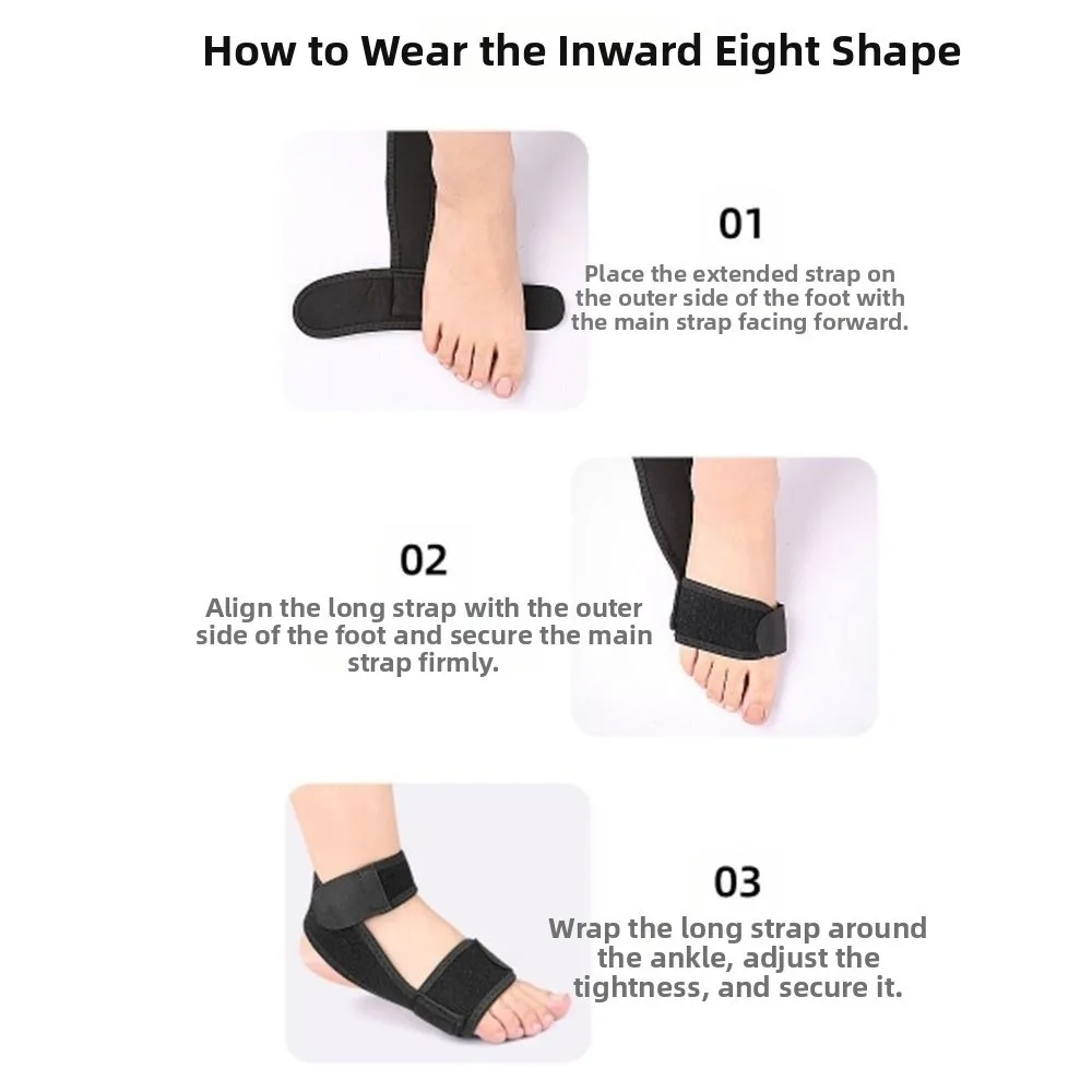 Internal Rotation Leg Foot Corrector Leg Strap External Rotation XO Type Correction Belts Inversion Strap Leg Shape Correction