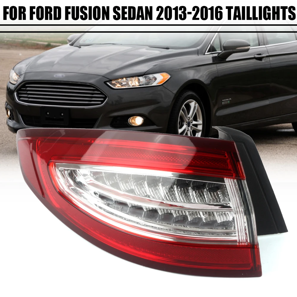 Left/Right Side Tail Lamp For Ford Fusion Sedan  2013 2014 2015 2016 Rear Tail Light Brake Lamp with