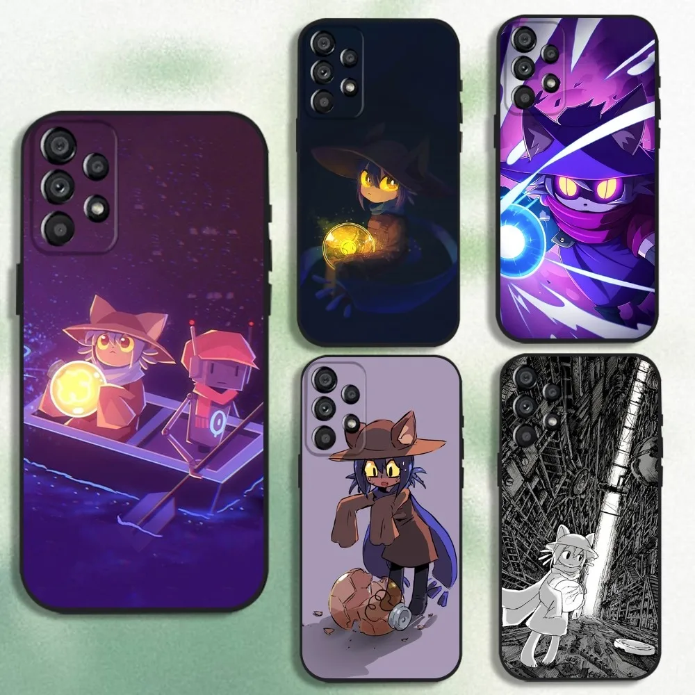 

Game One Shot Niko Phone Case For Samsung Galaxy A20,A21s,A22,A31,A32,A52,A53,A72,73,A80 Soft Black Cover