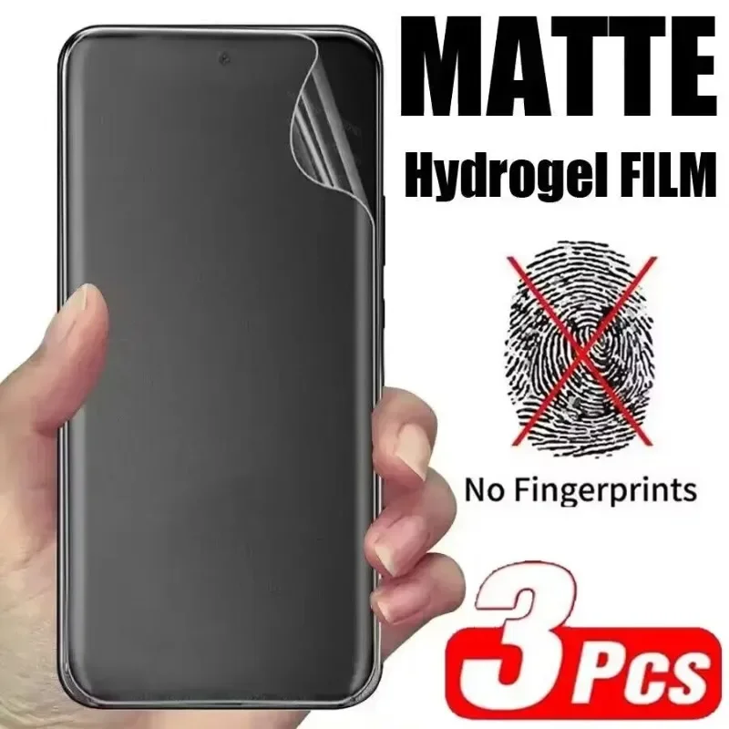 

3PCS Matte Hydrogel Film for Realme C65 C55 C53 C51 Note 50 Screen Protector for Realme 13 12 11 10 Pro Plus Protective Film