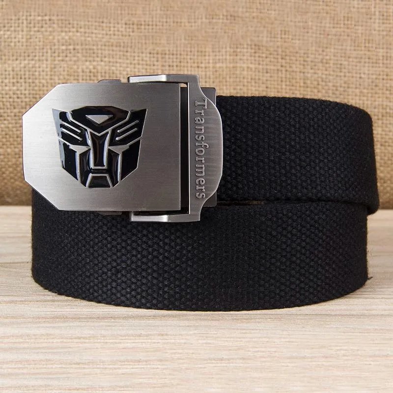Ceinture en toile épaisse Transformers Kawaii, style coréen, durable, de qualité supérieure, extra super, très agréable, de la meilleure qualité, superbe, figurines et jouets cool