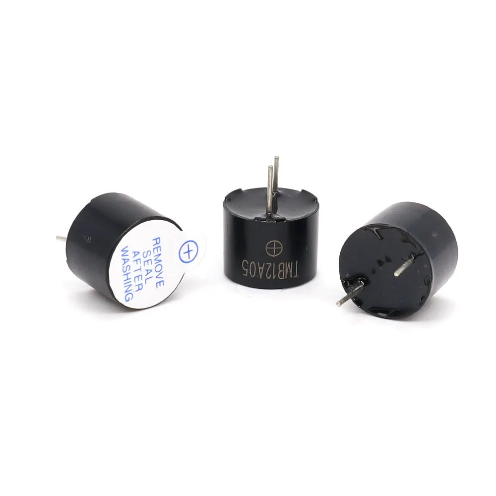 

100PCS 5V integrated active electromagnetic buzzer 12 * 9.5MM DC TMB12A05 alarm with high temperature resistance