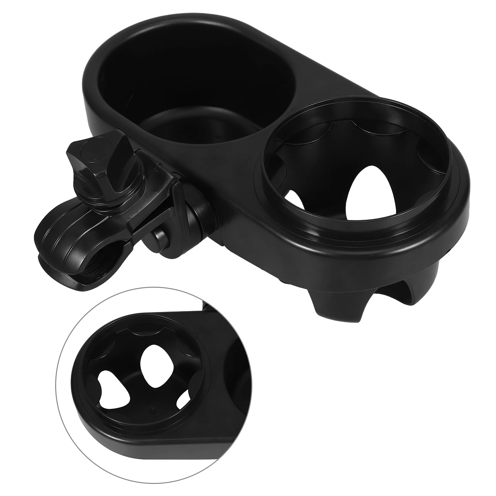 

Universal Stroller Cup Holder Tray Dual Drink Snack Holder Storage Rack Outdoor Stroller Attachment Wheelchair Accessories