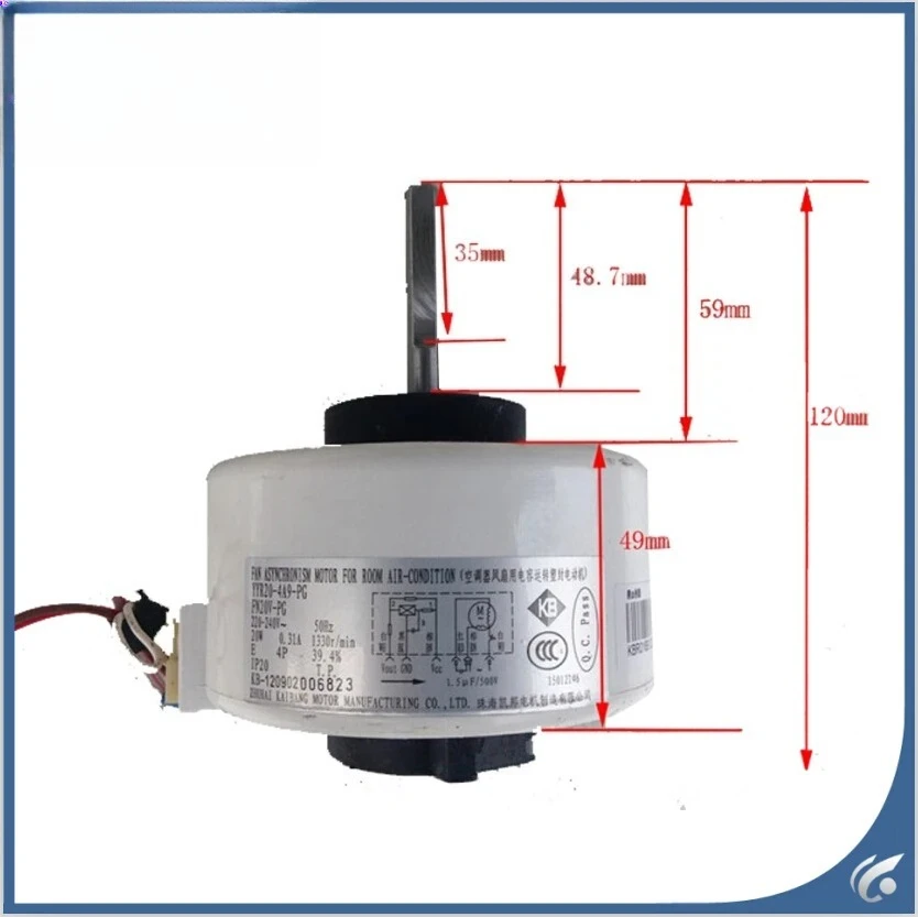 

new good working for Air conditioner inner machine motor FN20V-PG ( YYR20-4A9-PG ) 220V Motor fan
