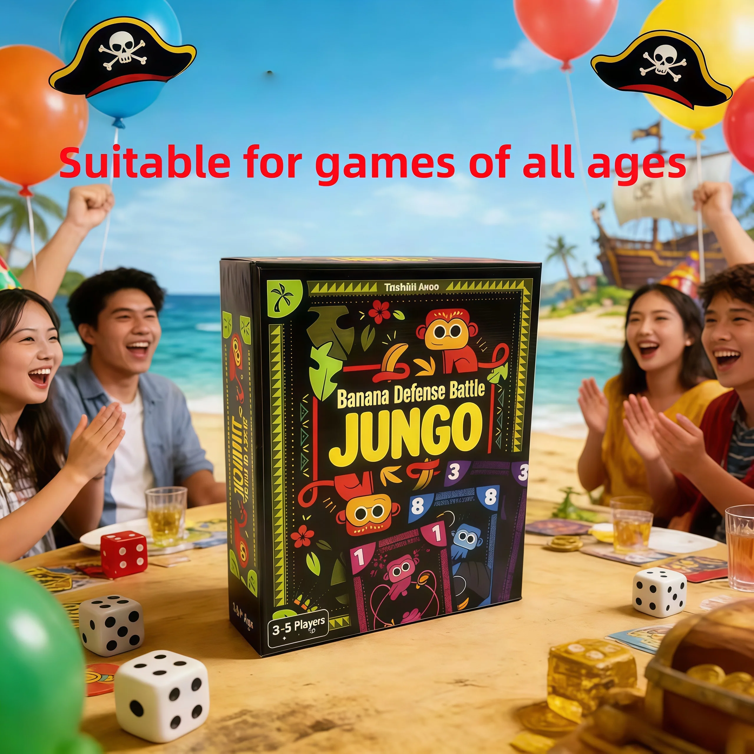 2026Banana Defense Battle est un jeu de cartes rapide qui est parfait comme cadeau d'anniversaire et de Noël pour livrer l'atmosphère