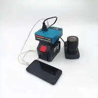 Inversor de batería de litio de 120W DC 18-21V a AC110V 220V herramienta eléctrica inversor de batería inversor de potencia para trabajo al aire libre Makita