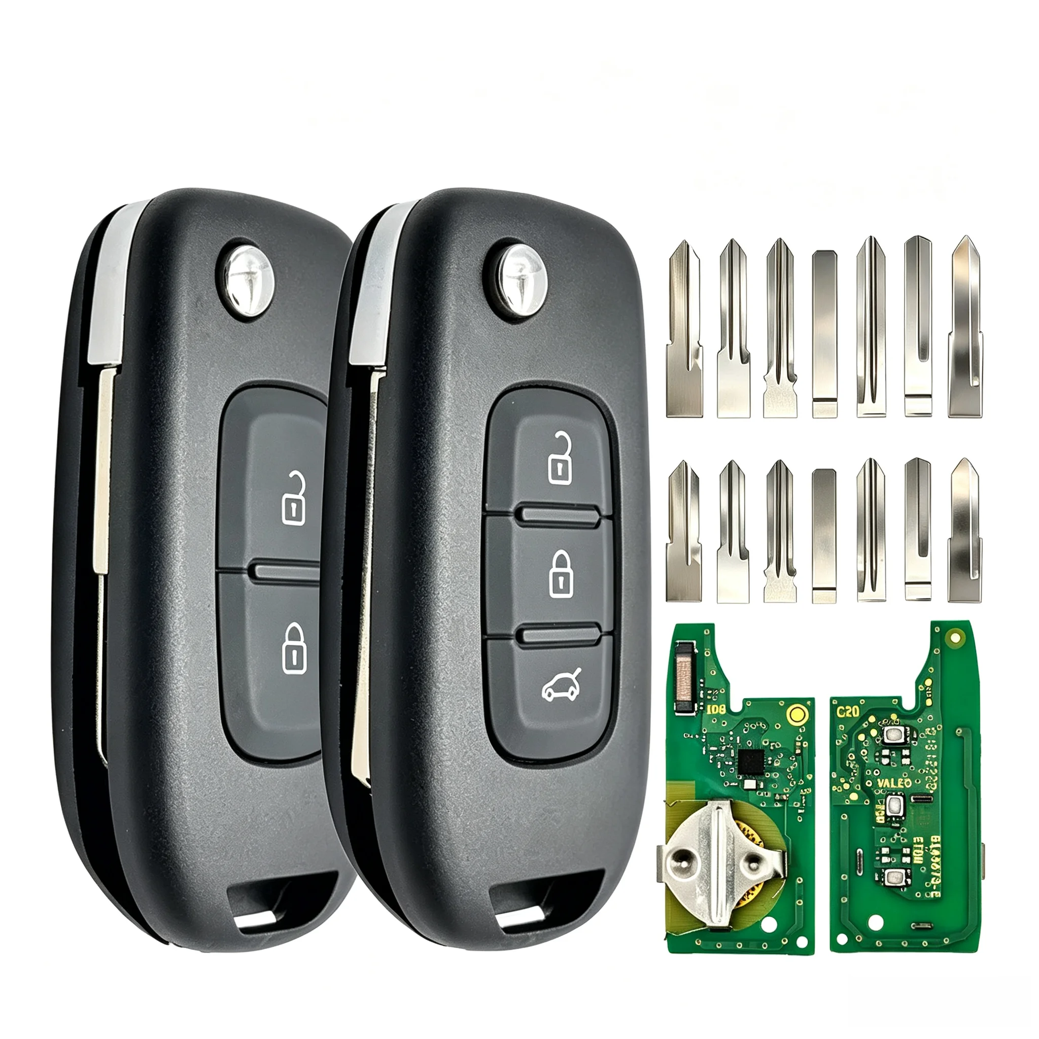 Adapter No. 145 supports self-matching by the car owner, suitable for Renault car keys to increase compatibility with Koleos, Captur, N5F-PFK1A 433MHZ 4A