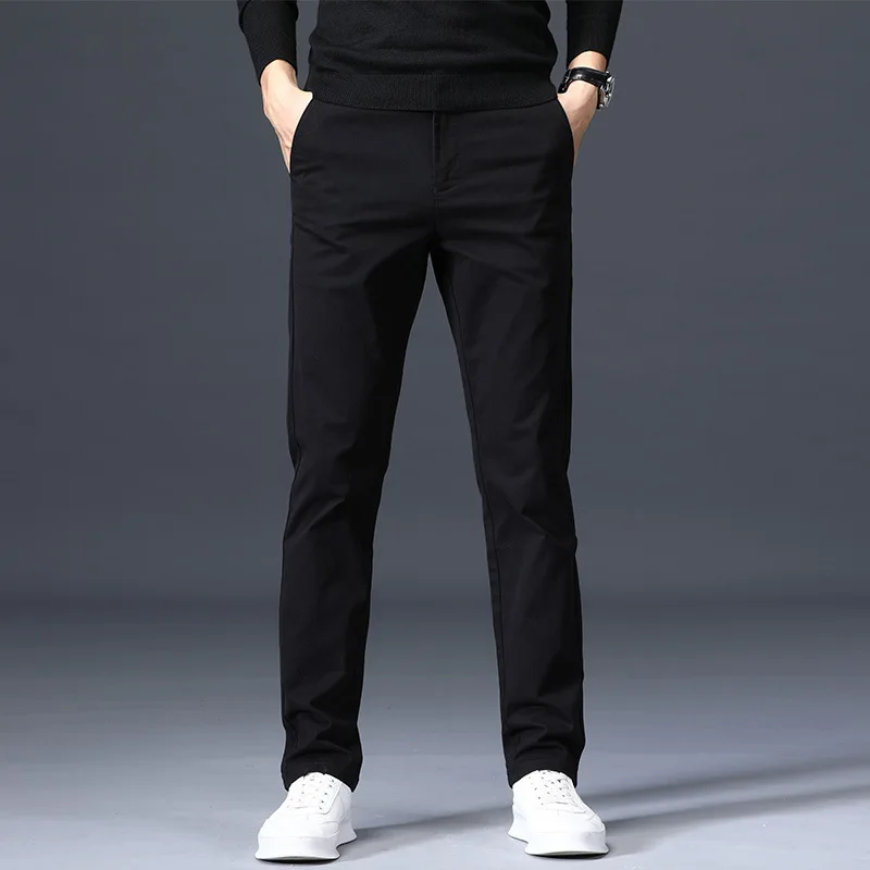 

GIOIOMen's Pure Cotton Casual Pants，2025Early Summer New Loose Straight Trousers，Fashionable Versatile Men's Pants