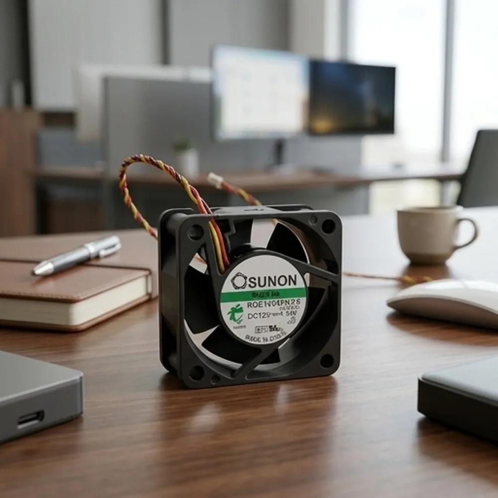For SUNON KDE1204PKVX 4020 DC12V 1.4W 3-Wire Silent Cooling Fan