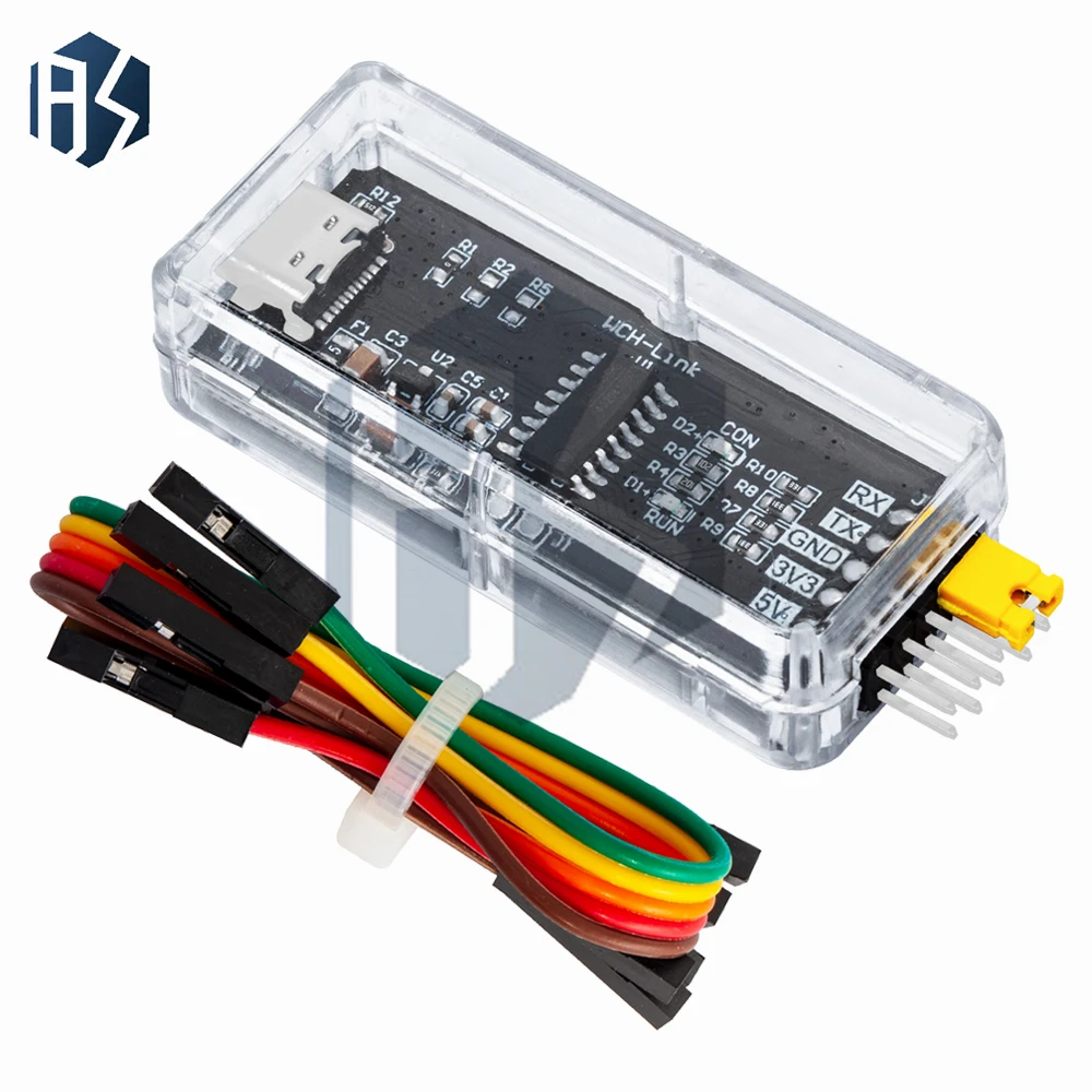 ‌ مصحح الأخطاء WCH-Link Pro USB-C - محاكي CMSIS-DAP للكشف التلقائي 3.3 فولت/5 فولت لـ RISC-V & ARM (SWD/JTAG) |   OpenOCD/TelinkSDKSuppor