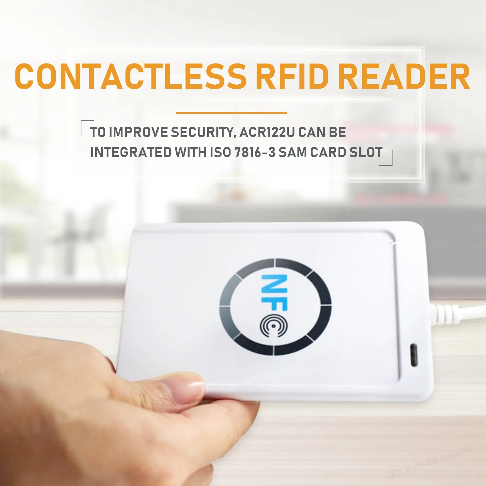 USB NFC Card Reader Writer ACR122U-A9 China Contactless RFID Card Reader Windows Wireless NFC ReaderJAS