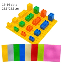 256 Dots Large Particle Building Blocks Baseplate DIY Bricks Base Plate Construction Accessary Toys For Children Christmas Gifts