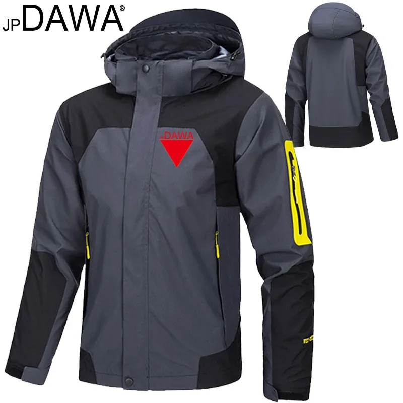 jp DawaFishing Jacket Waterproof and Windproof Men's Spring and Autumn Outdoor Pilot Hooded Baseball Mountaineering Fishing Suit