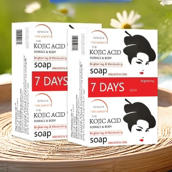 

Turmeric Soap Lemon Acids Handmade Soap Kojic Acid Soap Natural Skincare Bar for Moisturizing and Exfoliating Body and Face