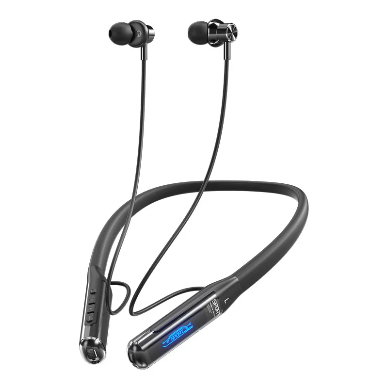 2026 New Neck Bluetooth Headset Intelligent Noise Cancellation Digital Long Battery Life Wireless Bluetooth Sports Headset