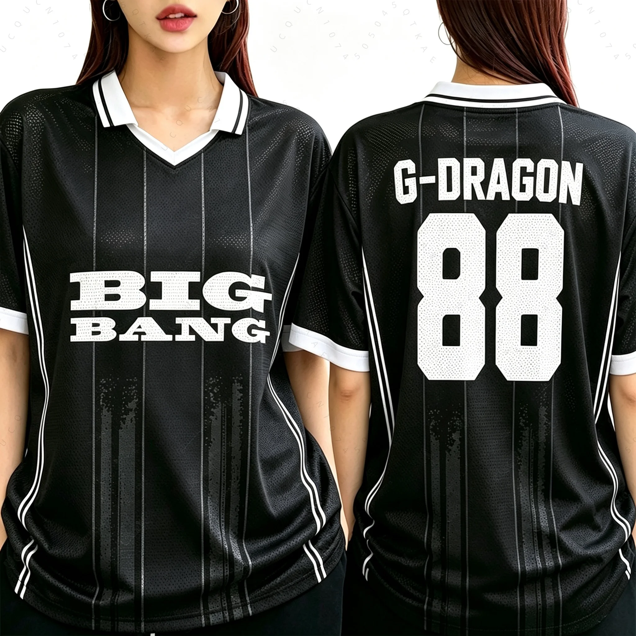 Koreanisches Kpop Big Bang 2026 World Concert Tour Trikot für Frauen, Geschenk für Fans, Sportliches Kurzarmshirt, G-DRAGON Fans, Y2K Eltern-Kind-Oberteile – Detail 8