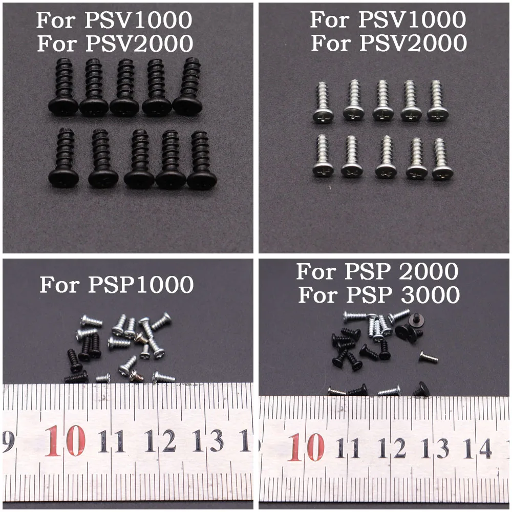 Für PSV1000 PSV2000 Schrauben Komplettes Schraubenset Reparaturteile für PSP 1000 2000 3000