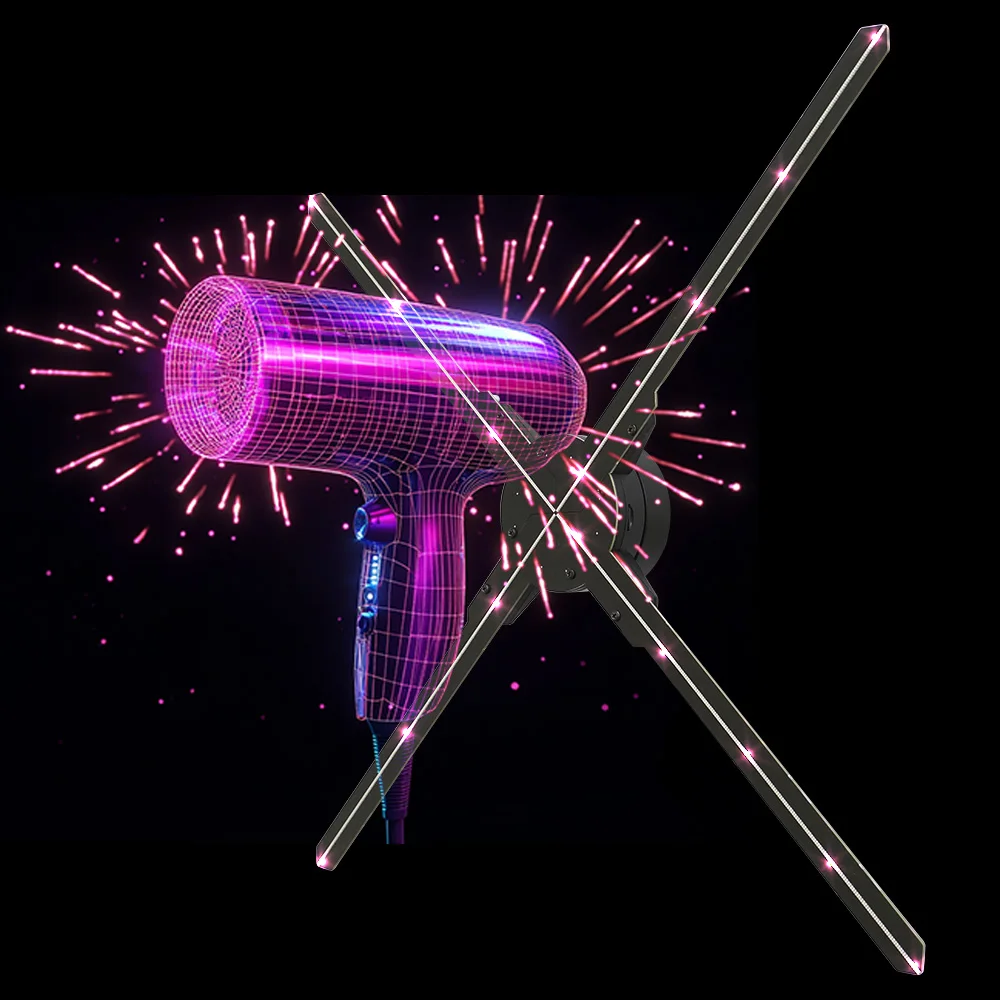 

Advanced 3D Hologram Fan With 65cm Splicing Design Featuring Captivating Hd Animation Capabilities For Effective Advertising