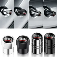 4Pcs Car Valve Stem Caps Cover For Audi 8P 8V 8L C6 C5 C7 4F A3 A4 A5 A6 A7 A8 TT Q3 Q5 Q7 A1 B5 B6 B7 B8 B9 RS Car Accessories