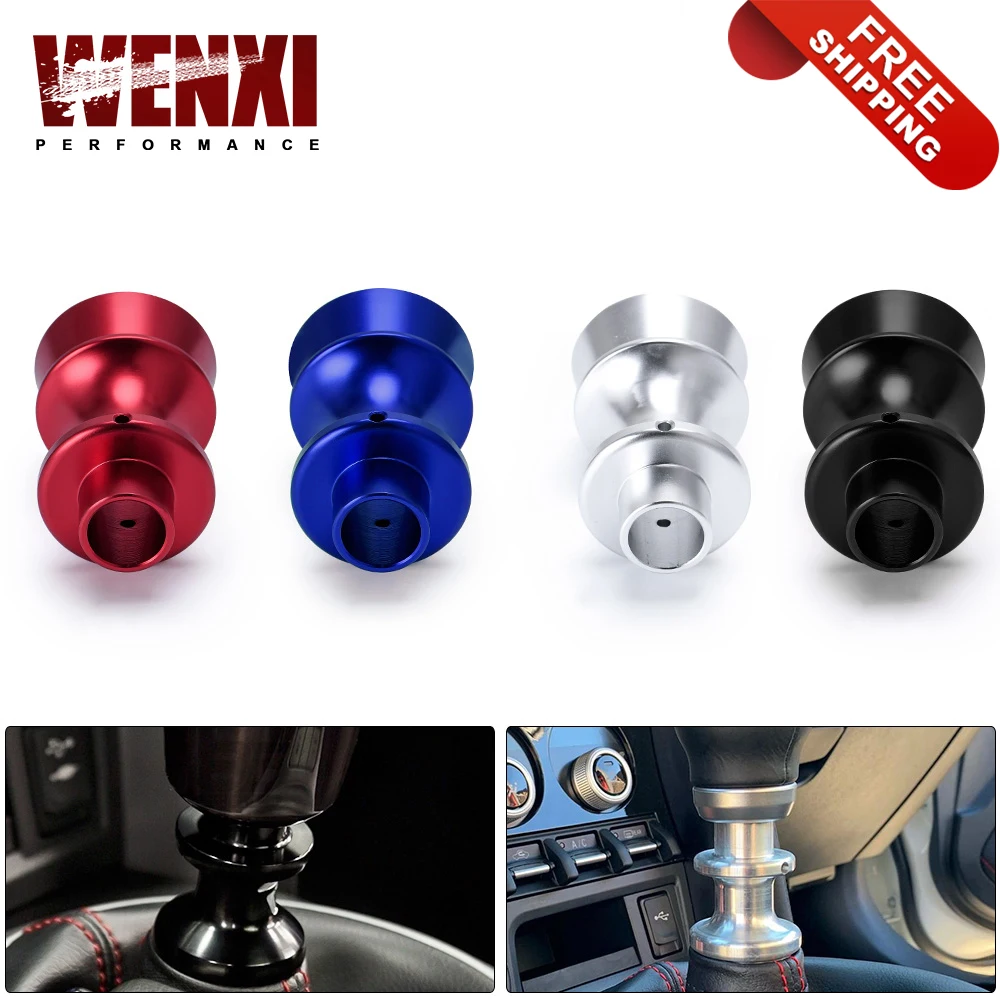 Car Styling Gear Shift Knob Reverse Lifter Up For Subaru BRZ Toyota FT86 GT86 Silver,Red,Black,Blue WX-SKA92