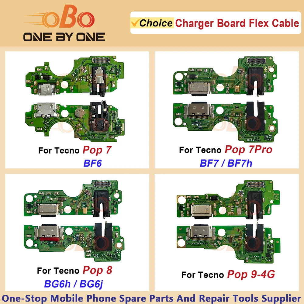 USB شحن حوض مجلس ل Tecno POP 7 برو 8 9 4G 5G BF6 BF7 BF7h BG6h BG6j شاحن ميناء موصل فليكس كابل إصلاح (1 قطعة)