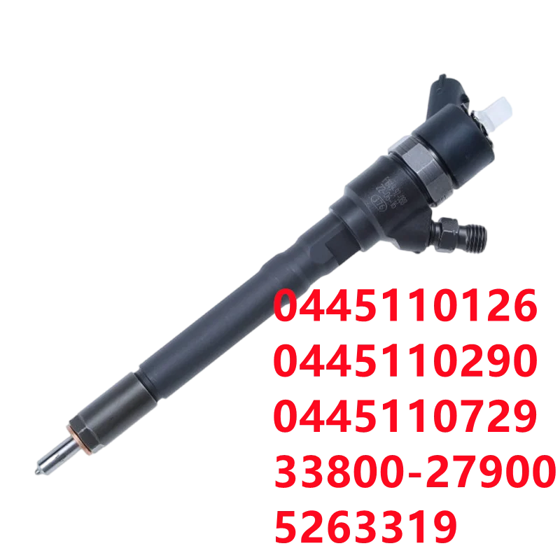 OE Quality Common Rail Injector 0 445 110 126 0445110126 0445110290 3380021900 3380027000 3380027900 Fit for D4EA Engine