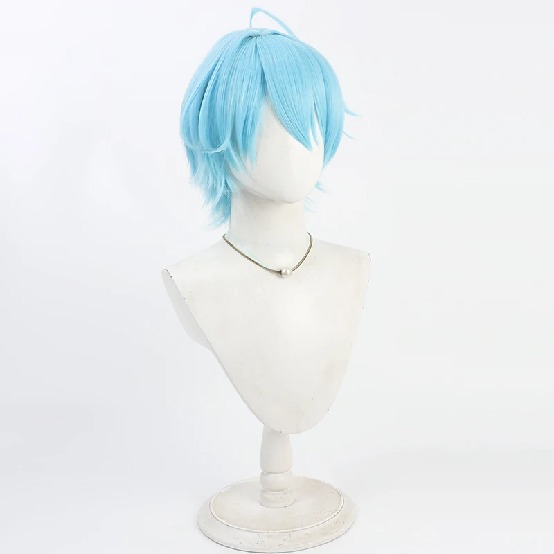 NIJISANJI Virtual YouTube Vtuber Nagisa Torauto Cos Cosplay peluca Halloween carnaval accesorios de fiesta pelo sintético + gorro de peluca