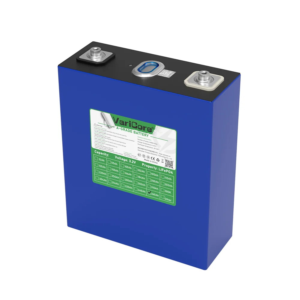 1 pièces Grade A 3.2V 360Ah LiFePO4 batterie Rechargeable Lithium fer Phosphate pour 12v 24v 36v voyage camping-cars solaires voiturette de Golf Yacht