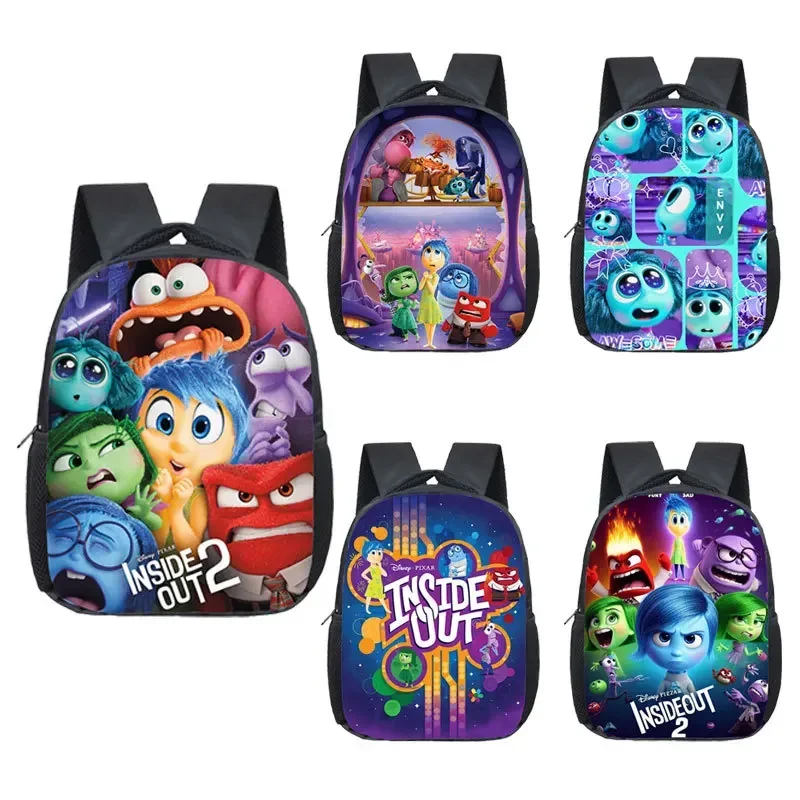 

New Pixar Movie Inside Out 2 Character Anxlety Envy Dlsgust Sadness Backpack Children's Large Capacity Backpack Birthday Gift