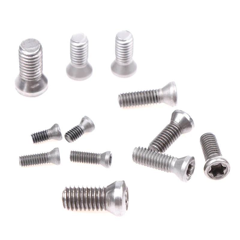 10 Pcs M2.5 M3.5 M4 M5 Torx Screws For Replaces Carbide Insert CNC Lathe Tools Workshop Working Hand Tools Supplies