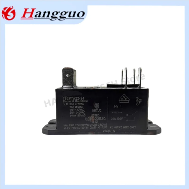 Original Power Relay T92S7D22-12 T92P7D22-12 General Purpose Relay DPST-NO (2 Form A) 12VDC 30A