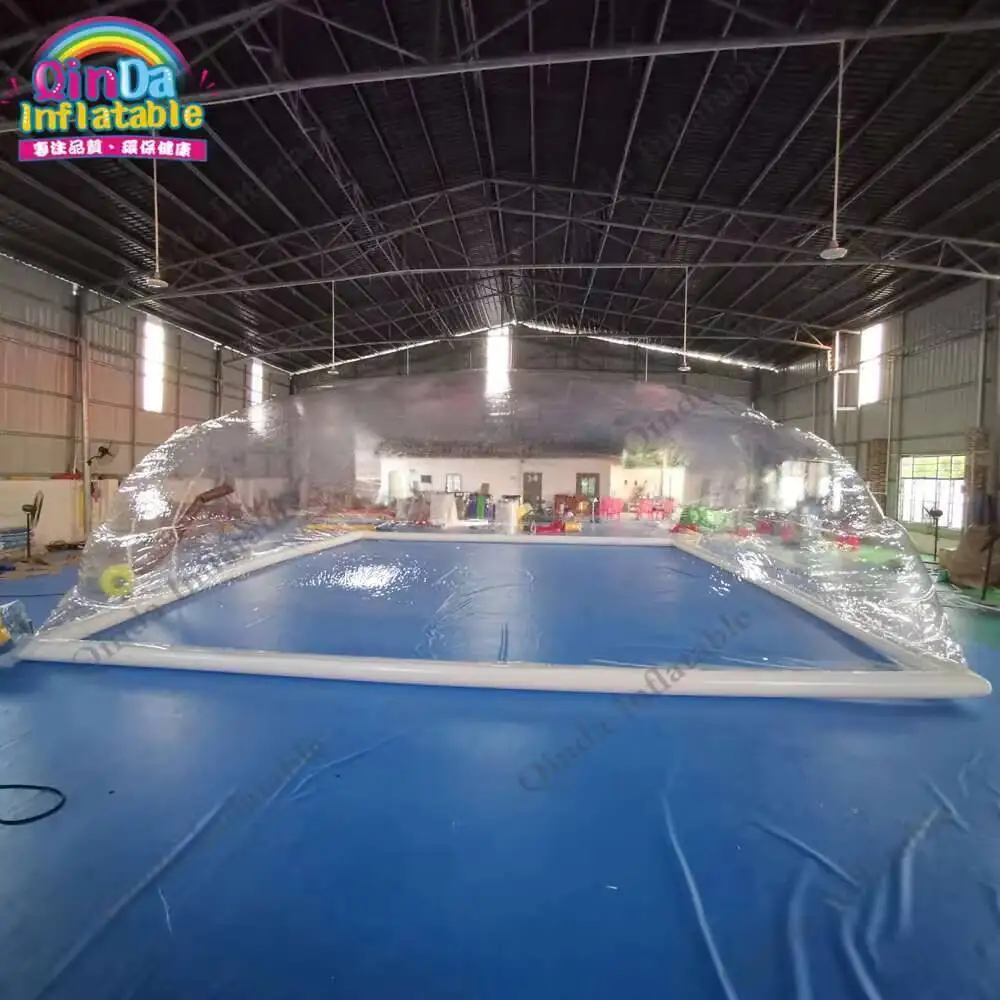 Factory Price Inflatable Swimming Pool Cover Tent Inflatable Pool Dome Tent For Winner Use