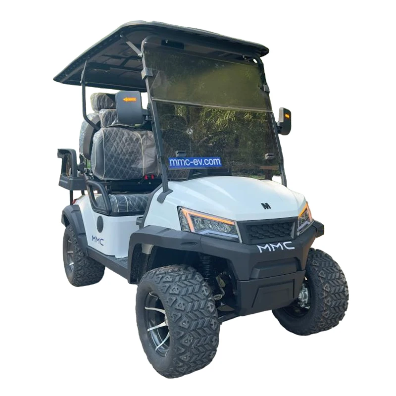 72V Hot Sale Lithium Battery Golf Carts ATV 6 passenger Off Road All Terrain Rough Terrain Lifted Golf Cart Electric 4 Seat