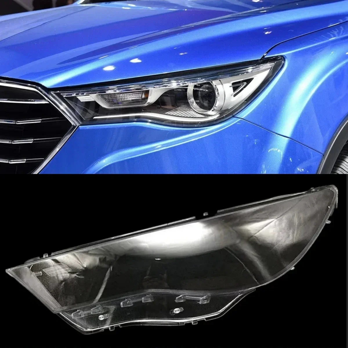 

For Faw Besturn X40 Headlight Cover Transparent Lens Headlamp Lamp Shell Replace Original Lampshade Plexiglass 2016 2017 - 2019