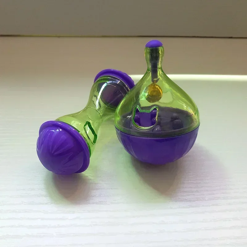 Novo brinquedo para animais de estimação, copo de vazamento de comida, bola de tratamento, brinquedos fofos de mouse, brinquedo interativo para comida de gato, suprimentos de alimentação lenta