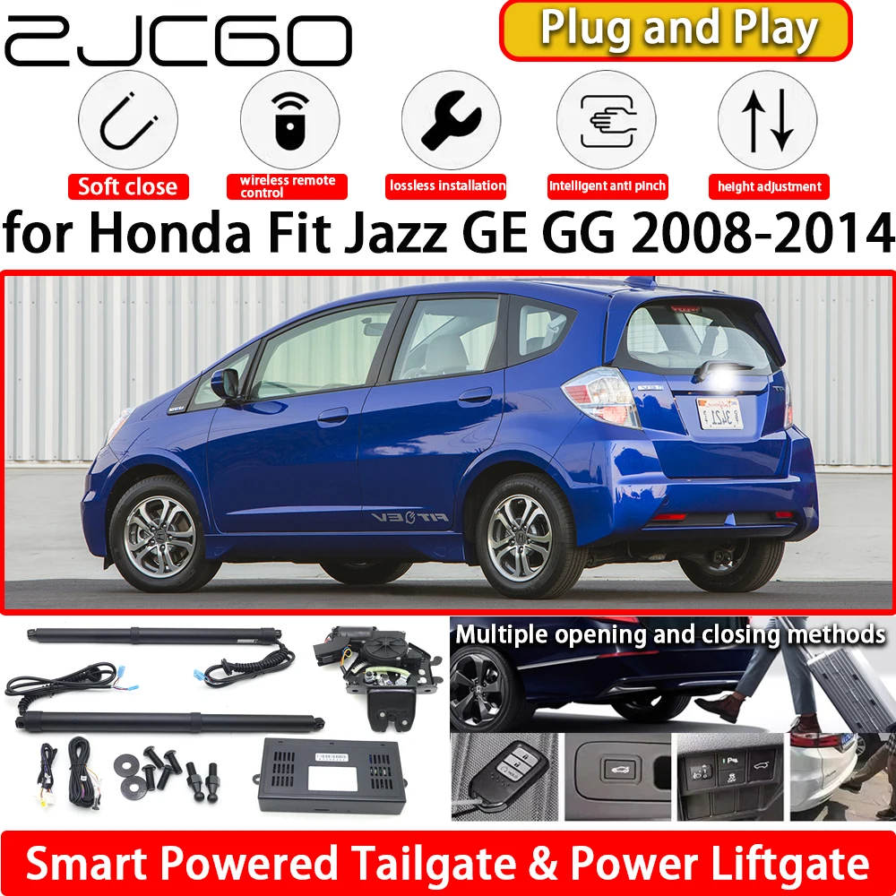 

ZJCGO for Honda Fit Jazz GE GG 2008-2014 OEM Automatic Electric Powered Tailgate Power Liftgate Tail Gate Lift Kit System